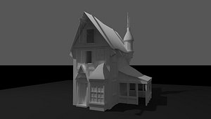 Three story fantasy house