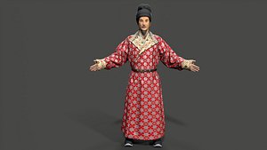 3D ancient Chinese warriar