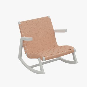 3D model Copper Rocking Chair