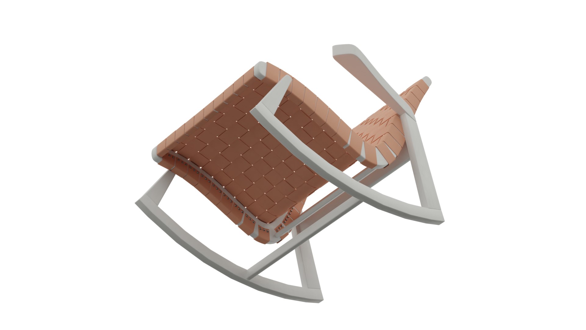 3D Model Copper Rocking Chair - TurboSquid 2238038