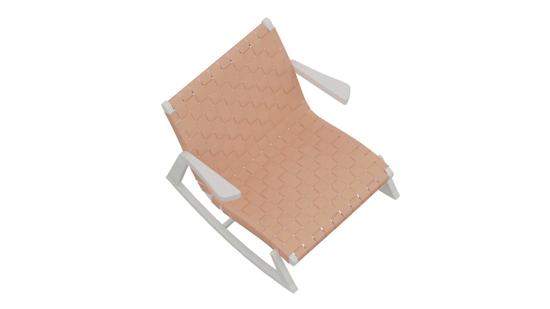 3D Model Copper Rocking Chair - TurboSquid 2238038
