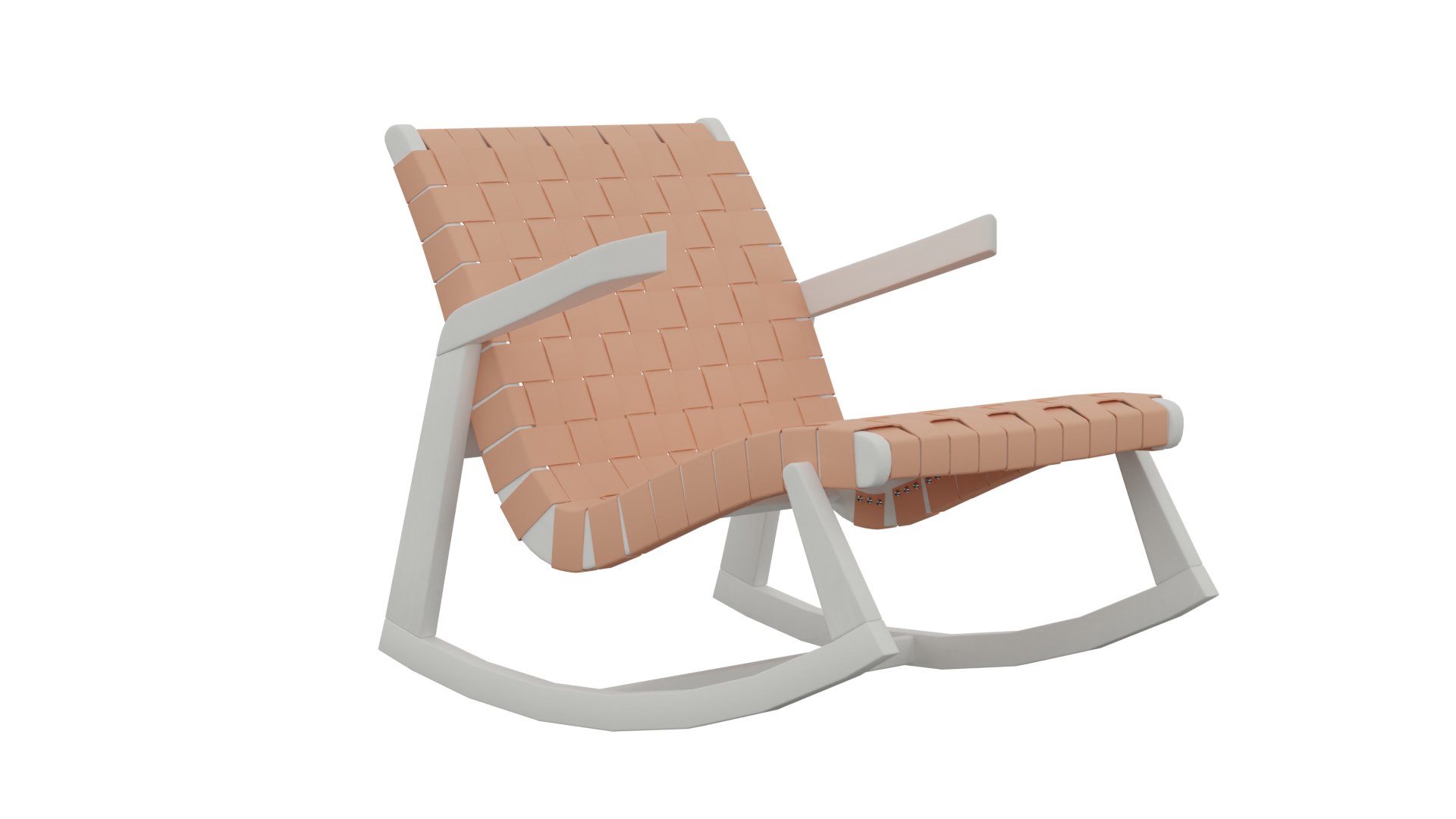 3D Model Copper Rocking Chair - TurboSquid 2238038