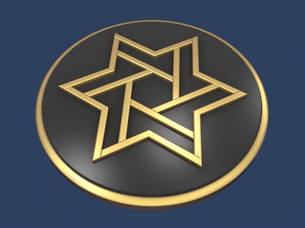 Star david medallion 3D model - TurboSquid 1417162