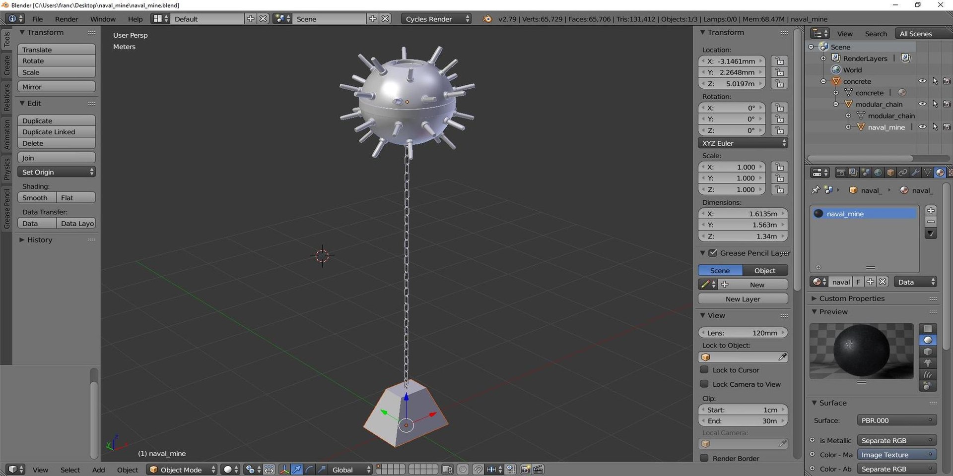 3D naval ready model https://p.turbosquid.com/ts-thumb/Xj/rLm8Tb/G8/tsnaval_mine08/jpg/1640882986/1920x1080/fit_q87/1a8ecb34c685df5fae055708e734ea151db81fac/tsnaval_mine08.jpg