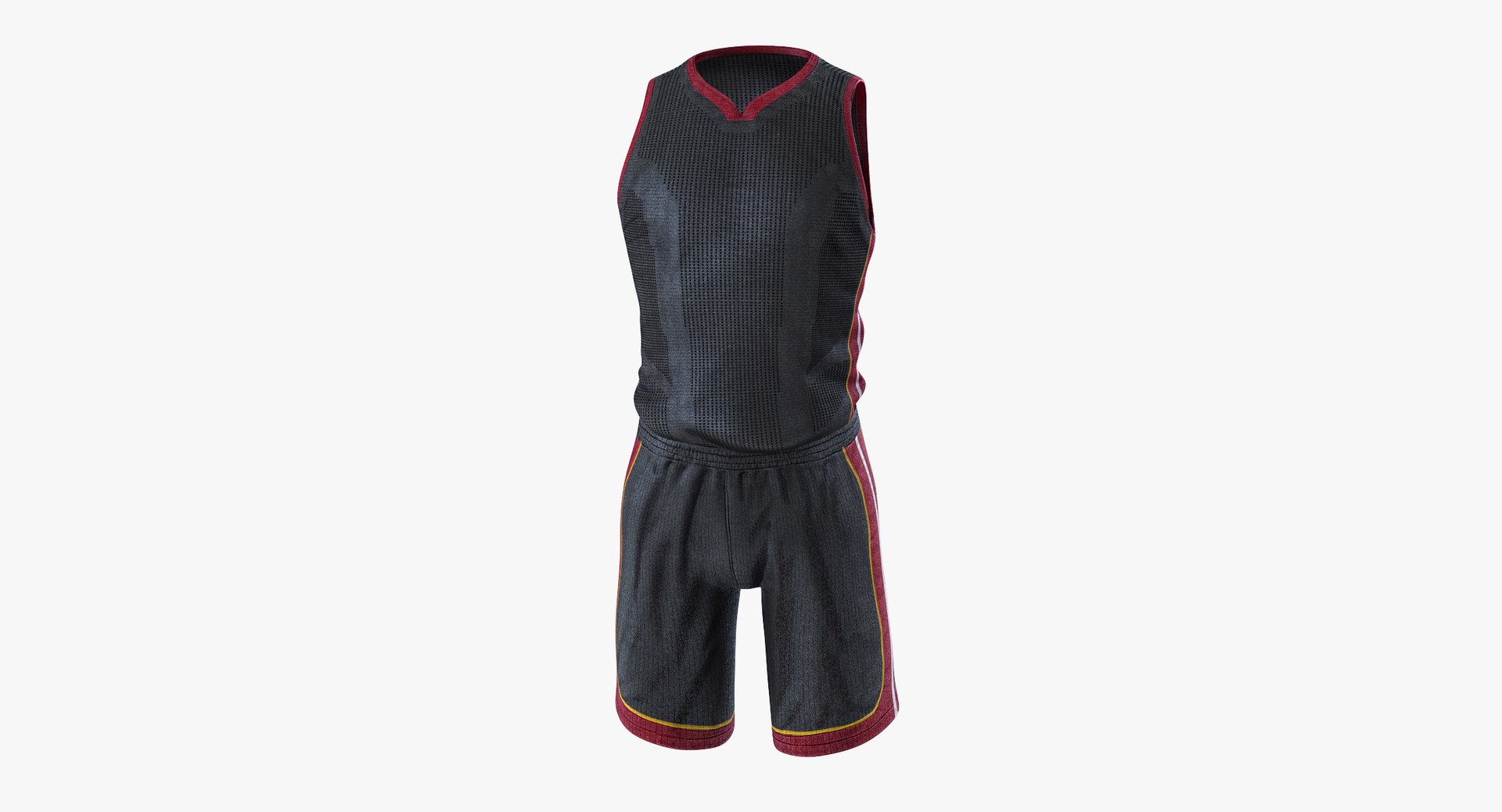 Basketball Uniform 3D model preview