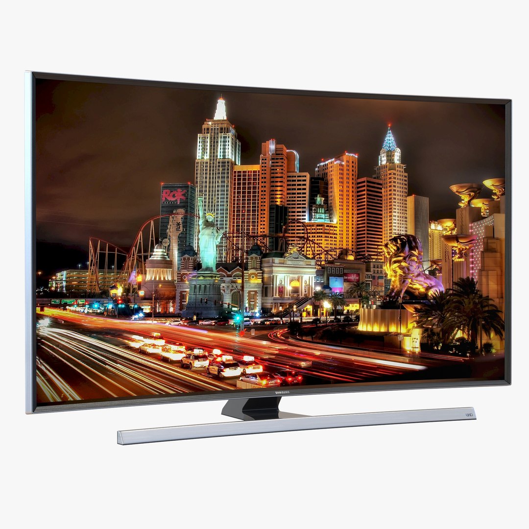 Samsung 4K UHD JU7500 Series Curved Smart TV 48 Inch 3D Model 3D model preview