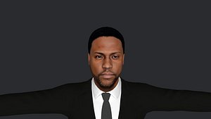 3D Kevin Hart Hyper Realistic Full Body Fully Rigged Character model