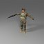 Lowpoly Us Ranger USMC