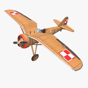 PZL P.7 Polish Fighter Aircraft