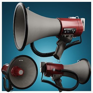Megaphone 3D model