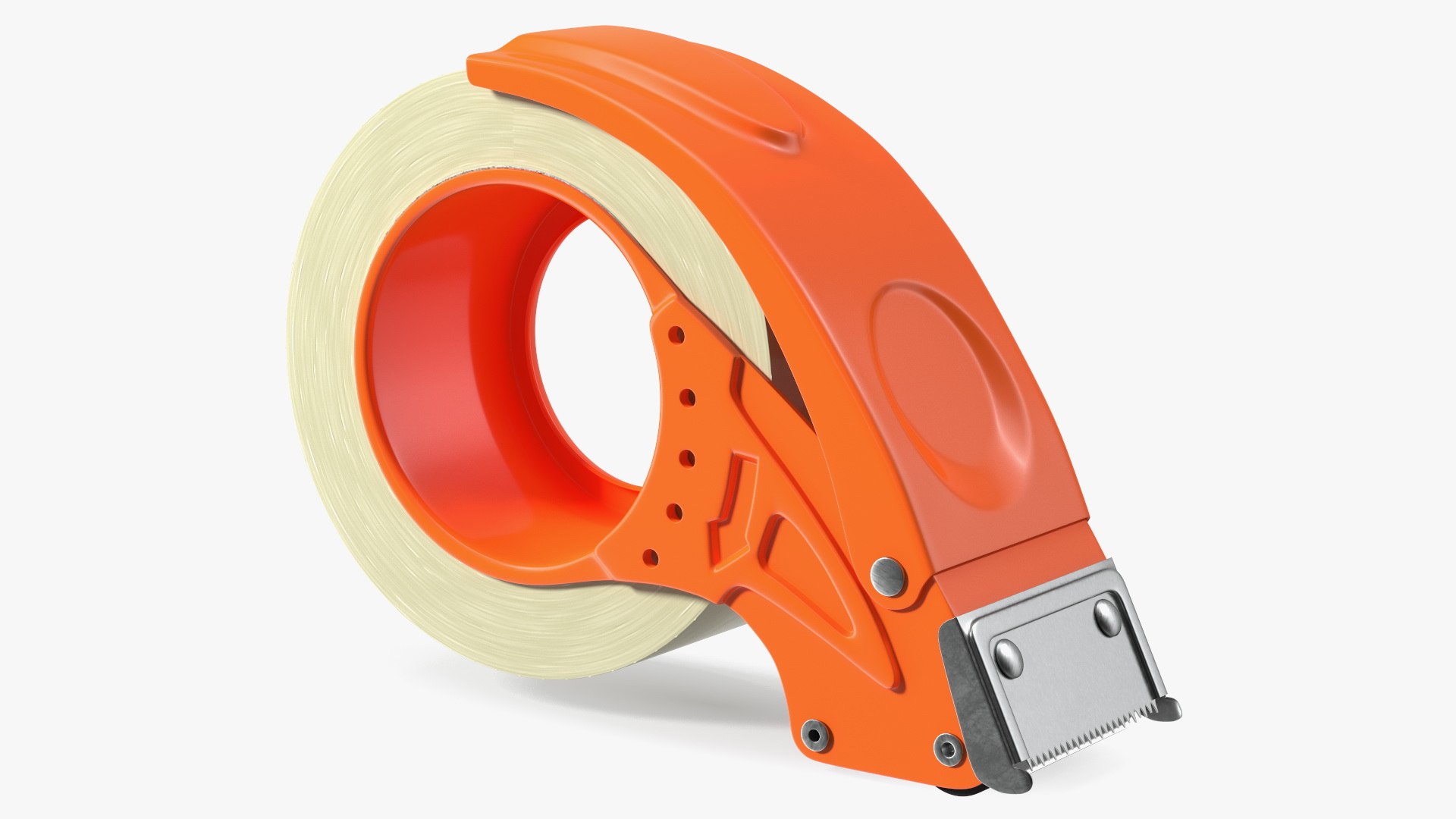 Packing Tape Cutter Yellow 3D model preview