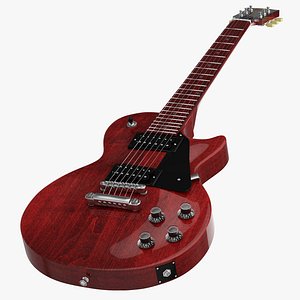 3D gibson les paul model
