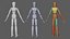 人体模型 - MAYA Rigged