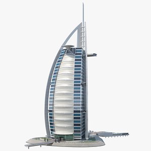 3D burj al arab luxury