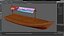 3D Dubai Abra Boat New model