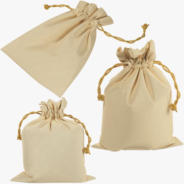 3D model Jute Bags Collection V2