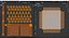 Microcontroller microchip 3D
