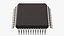 Microcontroller microchip 3D