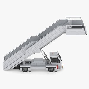 passenger car steps 3D model