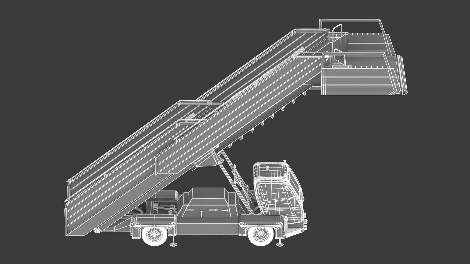 Passenger Car Steps 3D Model - TurboSquid 1519691