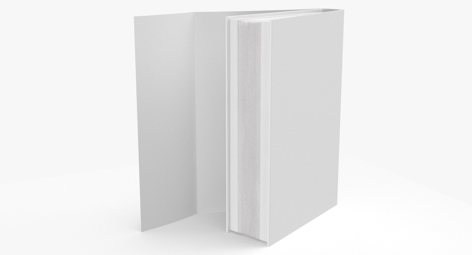 Dustjacket Hardcover Book Set Type 01 Basic Poses Blank and Generic 3D ...