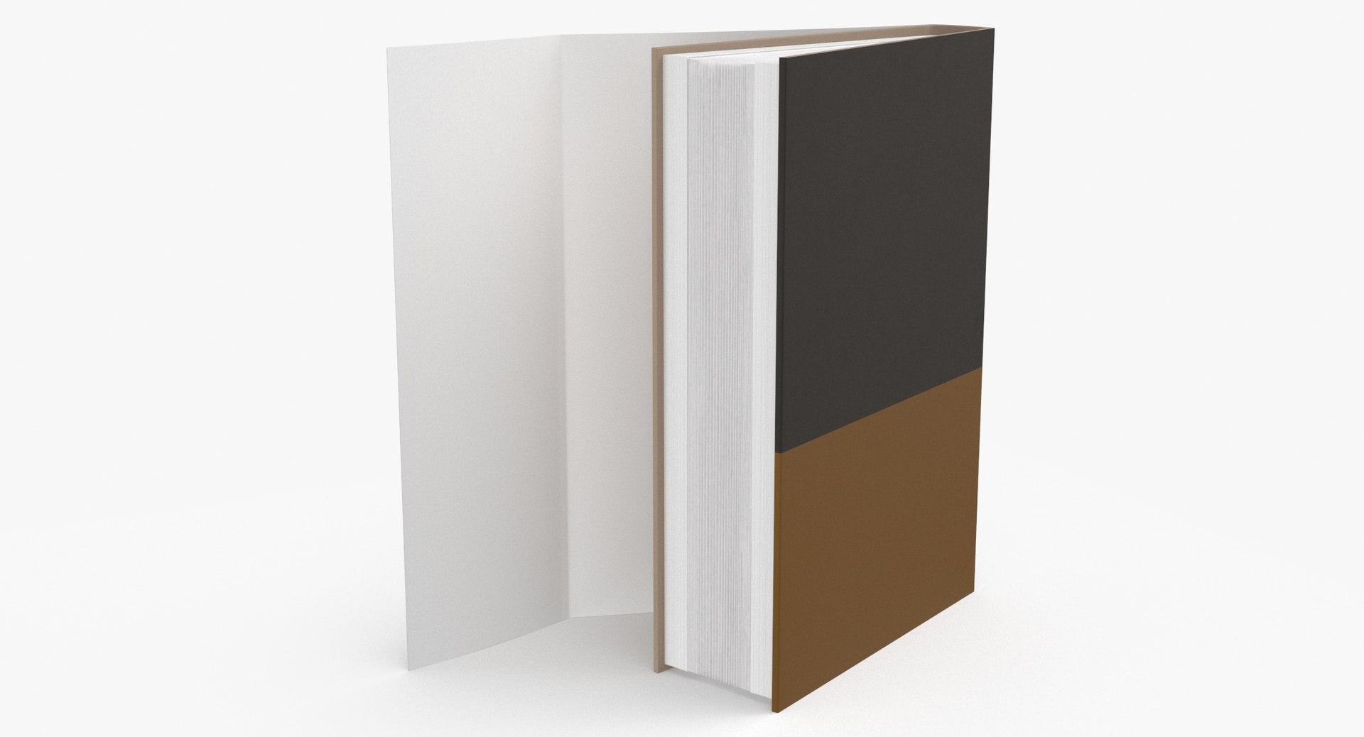 Dustjacket Hardcover Book Set Type 01 Basic Poses Blank and Generic 3D ...