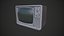 Retro Vintage CRT TV Low-poly PBR