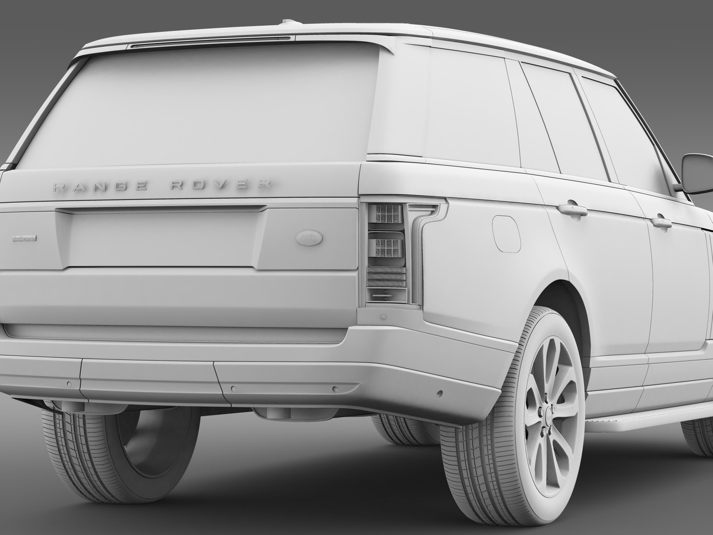 3ds Max Range Rover Sentinel L405