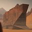 3D model Star Wars Jawa Sandcrawler in Desert