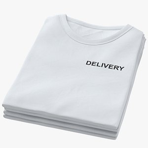 Female Crew Neck Folded Stacked White Delivery 01(1) model