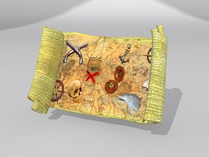 3d model of treasure