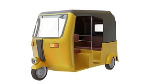 3D Semi Realistic Auto Ricksaw model