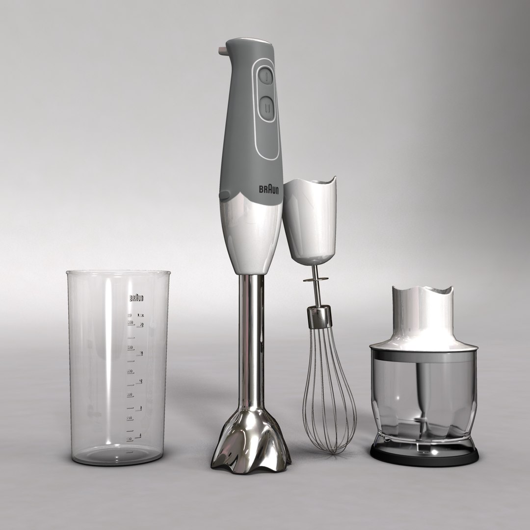 3d Braun Blender 5 Mq535 Model