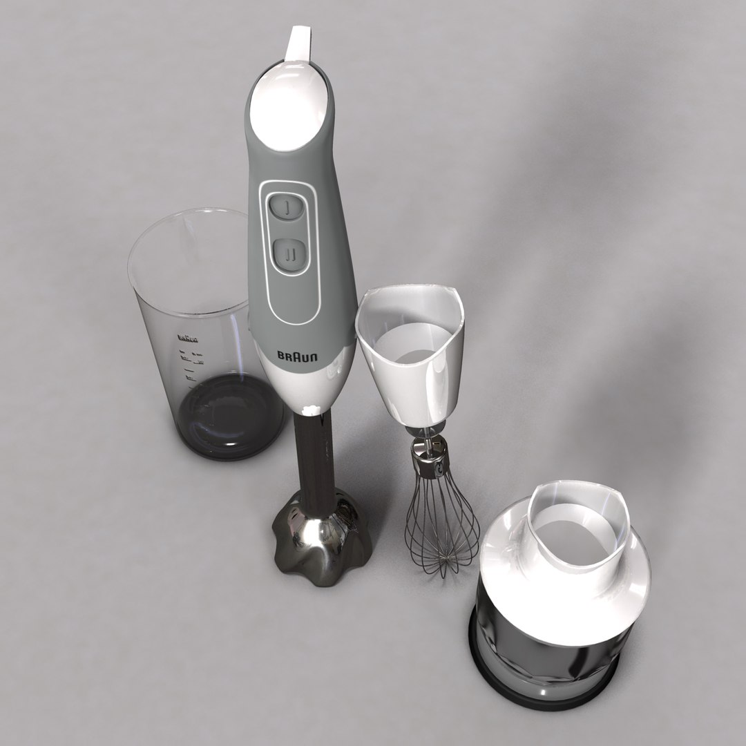 3d braun blender 5 mq535 model