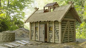 3D Medieval House