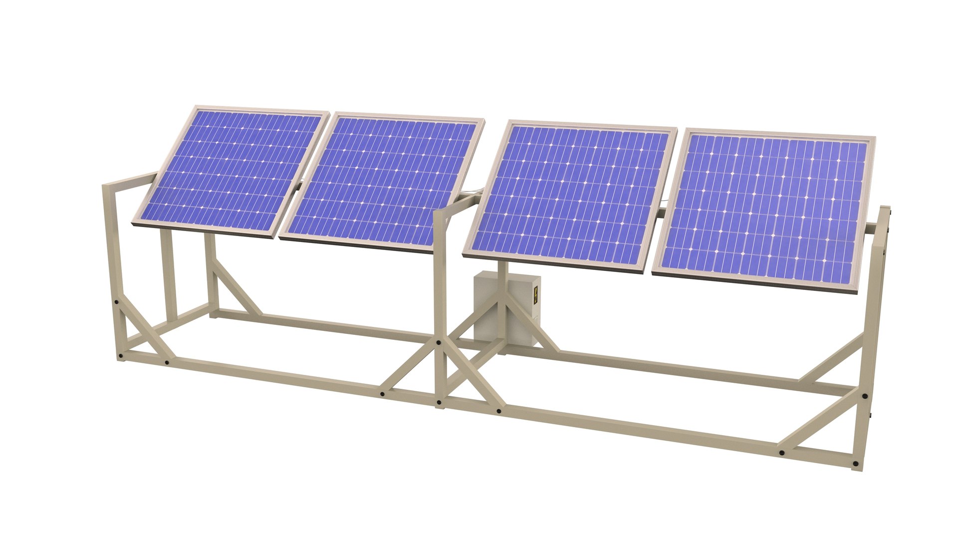 3d Solar Panel Turbosquid 2033732 2027