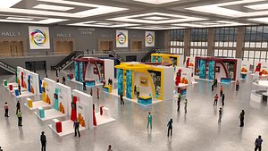 Virtual Event Exhibition Center Hall