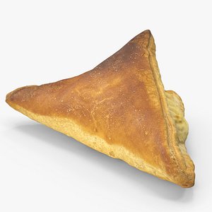 3D model Khachapuri Cheese Pastry