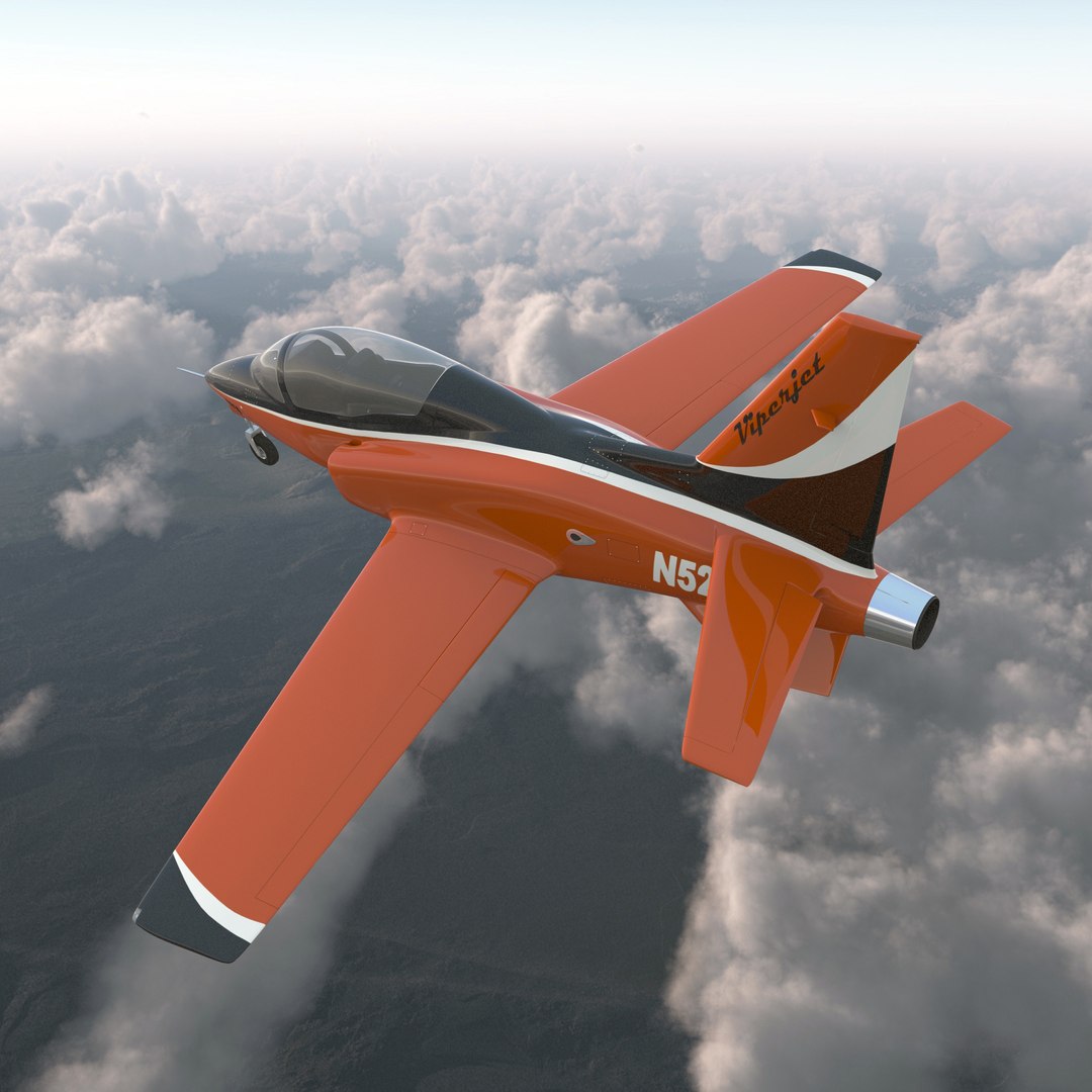 Sport Aircraft ViperJet 3D model preview