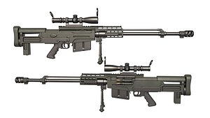 3D model Rifle AS 50