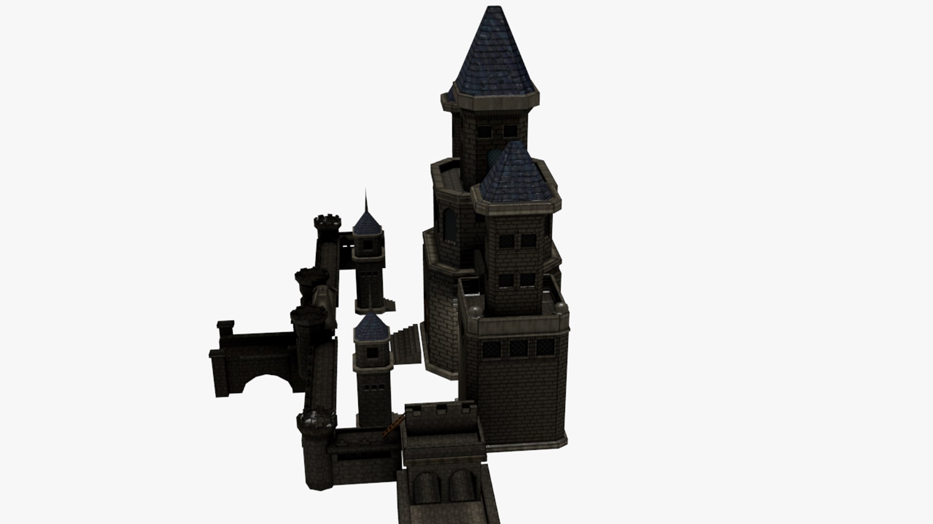 3D Modular Castle - TurboSquid 1443524