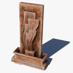 fountain decorative unity 3d model