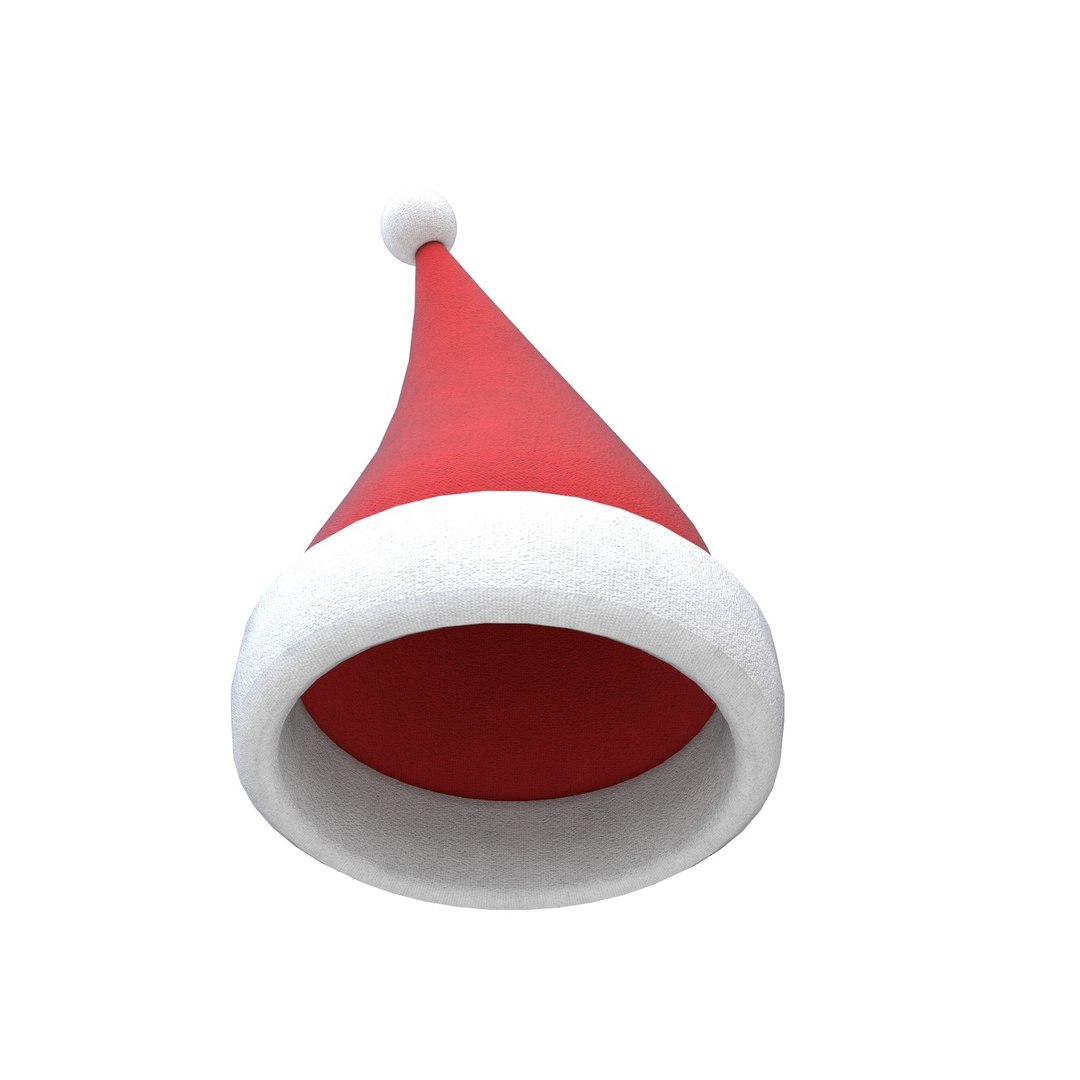 christmas santa claus hat 3D model https://p.turbosquid.com/ts-thumb/Xk/vBvbi6/8Jj8Gt4b/4/jpg/1608493375/1920x1080/fit_q87/d4df3b8e146efcce70c2e8dbfd25e4a13c2b8c21/4.jpg