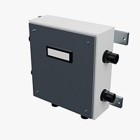 Bolted Junction Box with Six Open Entries and Drilled Mount Tabs