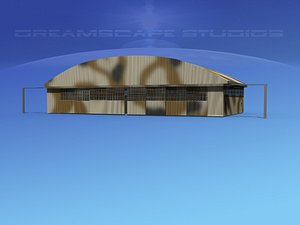 large commercial aircraft 3d model