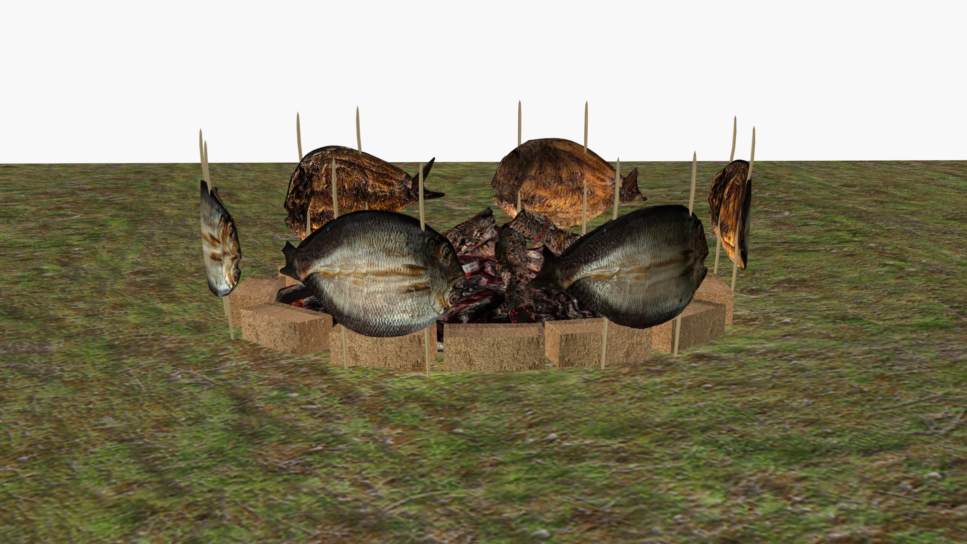 Masgoof Smoked Fish 3D - TurboSquid 1837810