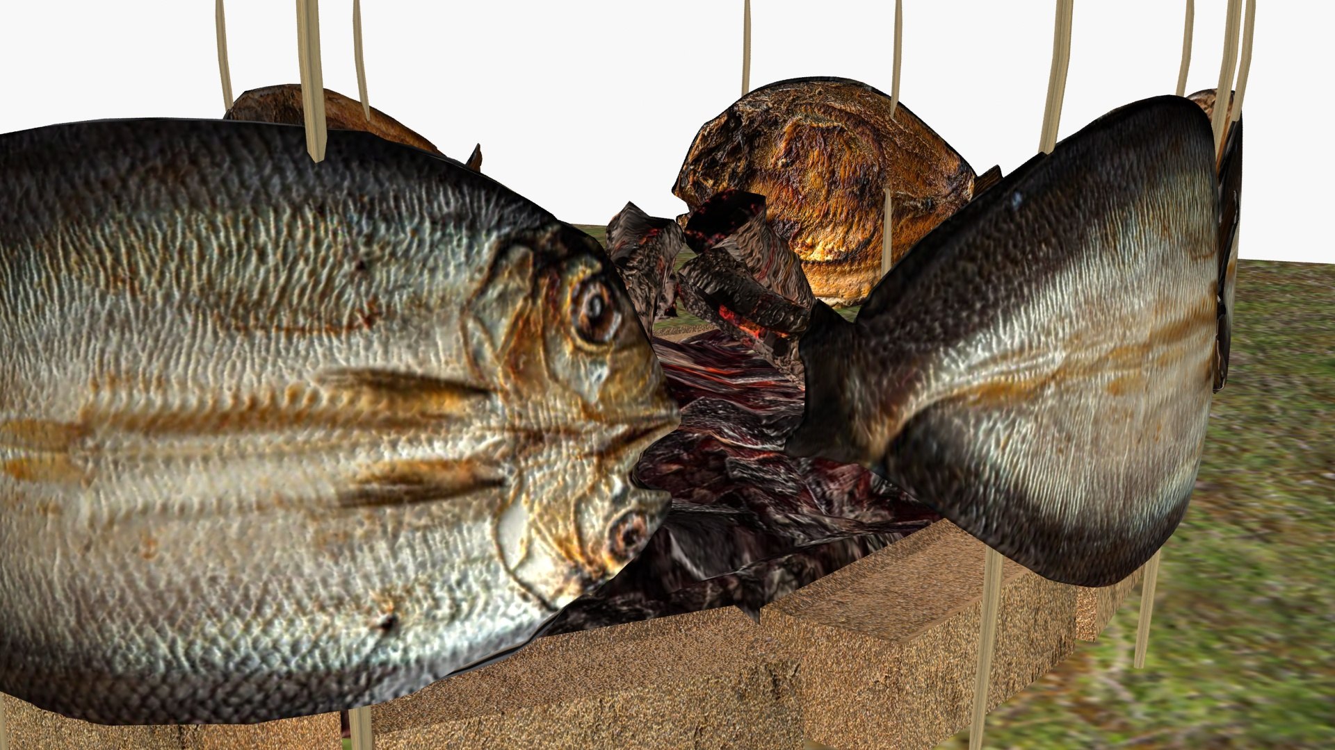 Masgoof Smoked Fish 3D - TurboSquid 1837810