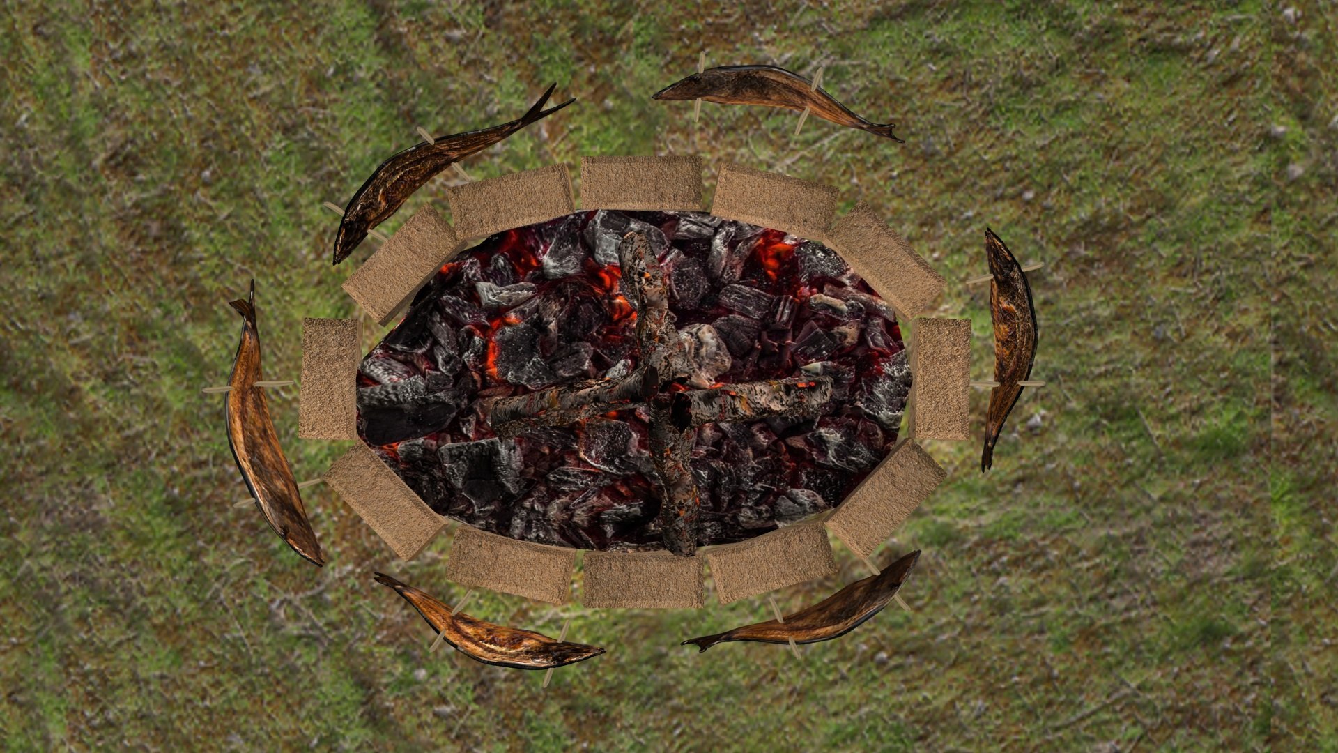 Masgoof Smoked Fish 3D - TurboSquid 1837810