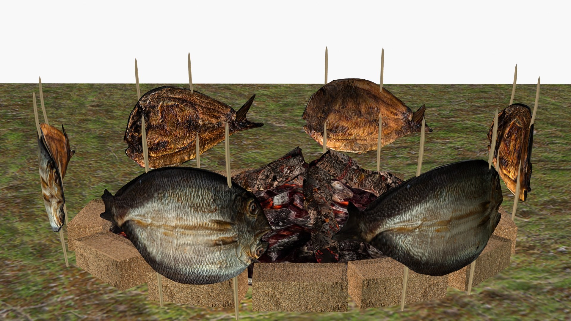 Masgoof Smoked Fish 3D - TurboSquid 1837810