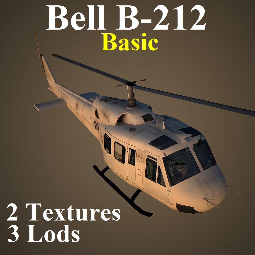 3d bell basic helicopter